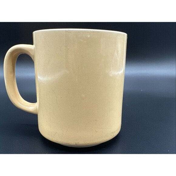 Vintage 1983 Worlds Greatest Mom Yellow Coffee Cup Mothers Day Birthday Gift - Picture 7 of 9